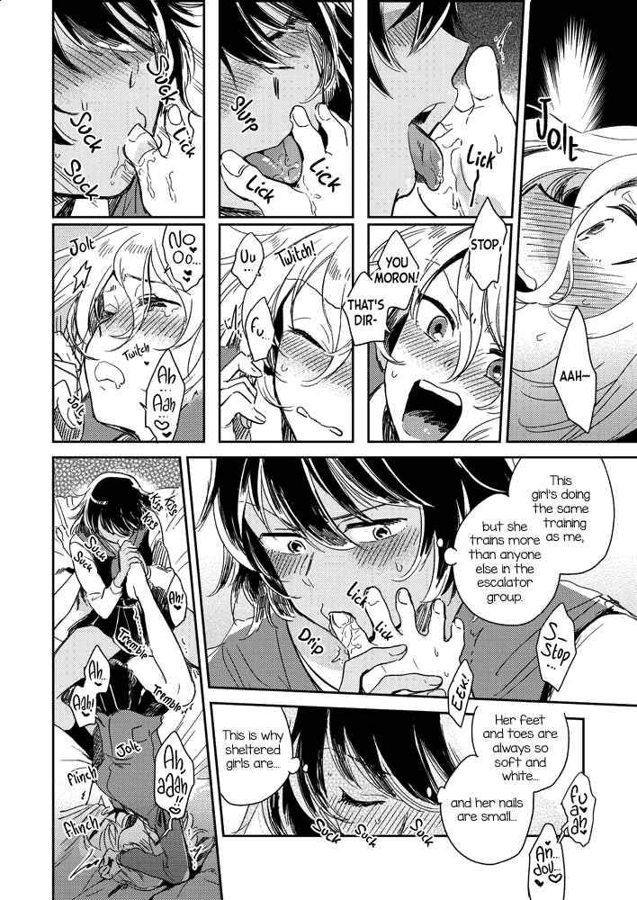 Andou x Oshida Foot Licking Manga Oneshot.