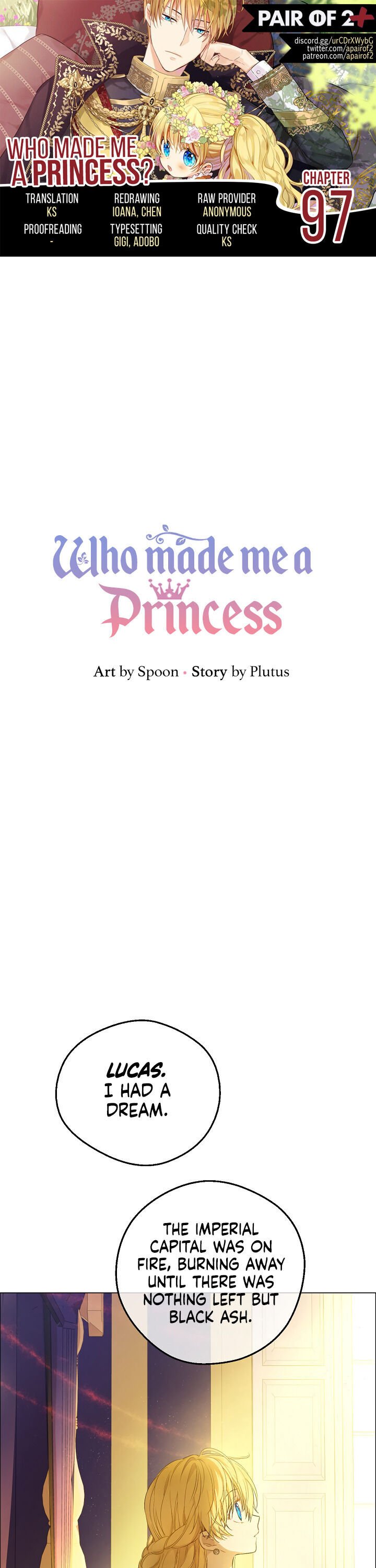 Who made me a princess chapter 110