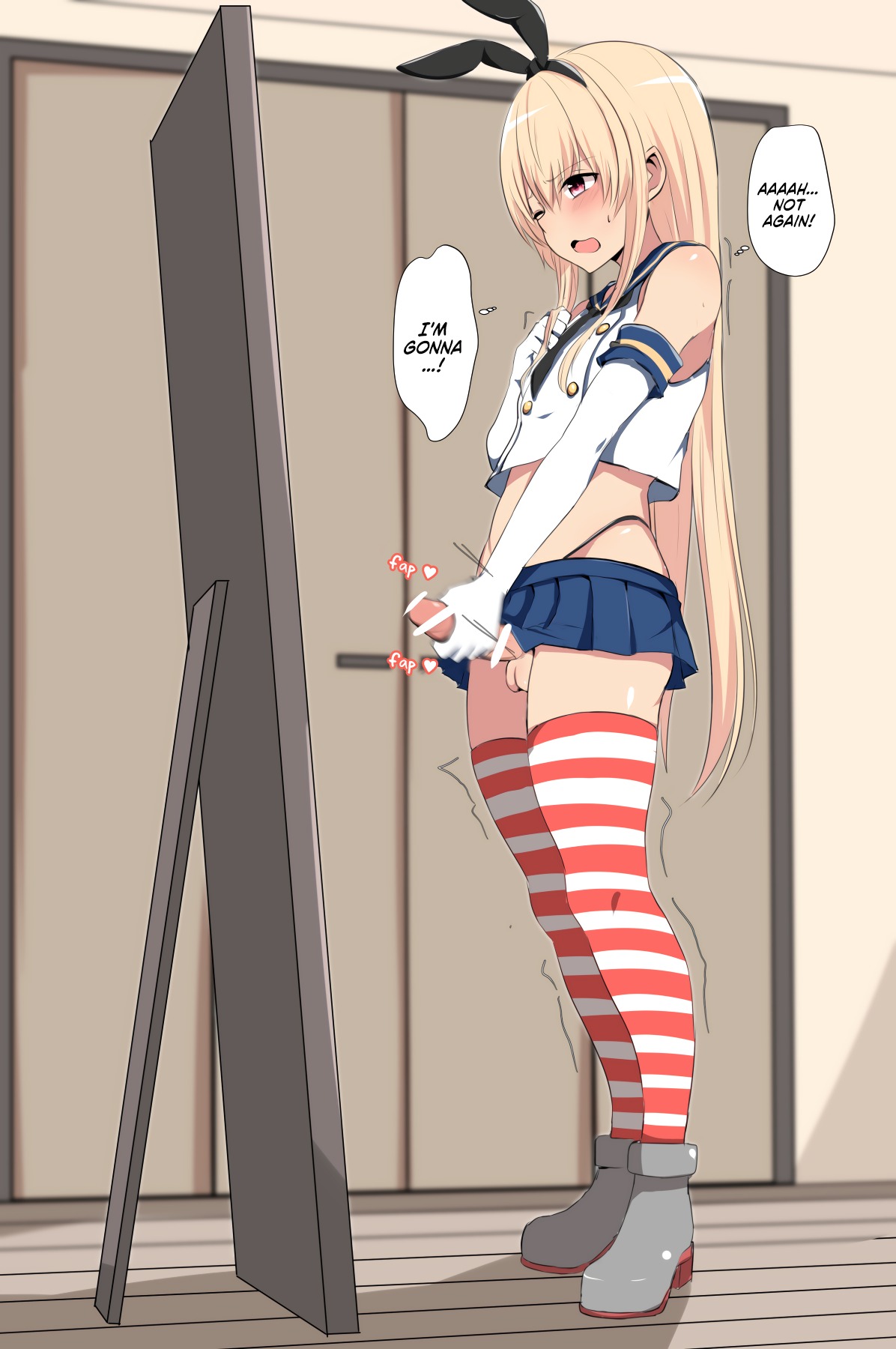 A boy who will become a great Shimakaze-kun in body and soul in a few years...